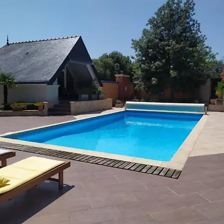 Nyaraló Authentique Avec Piscine Chauffee Et Jardin Paysager Pres De Nantes - Fr-1-306-962 *